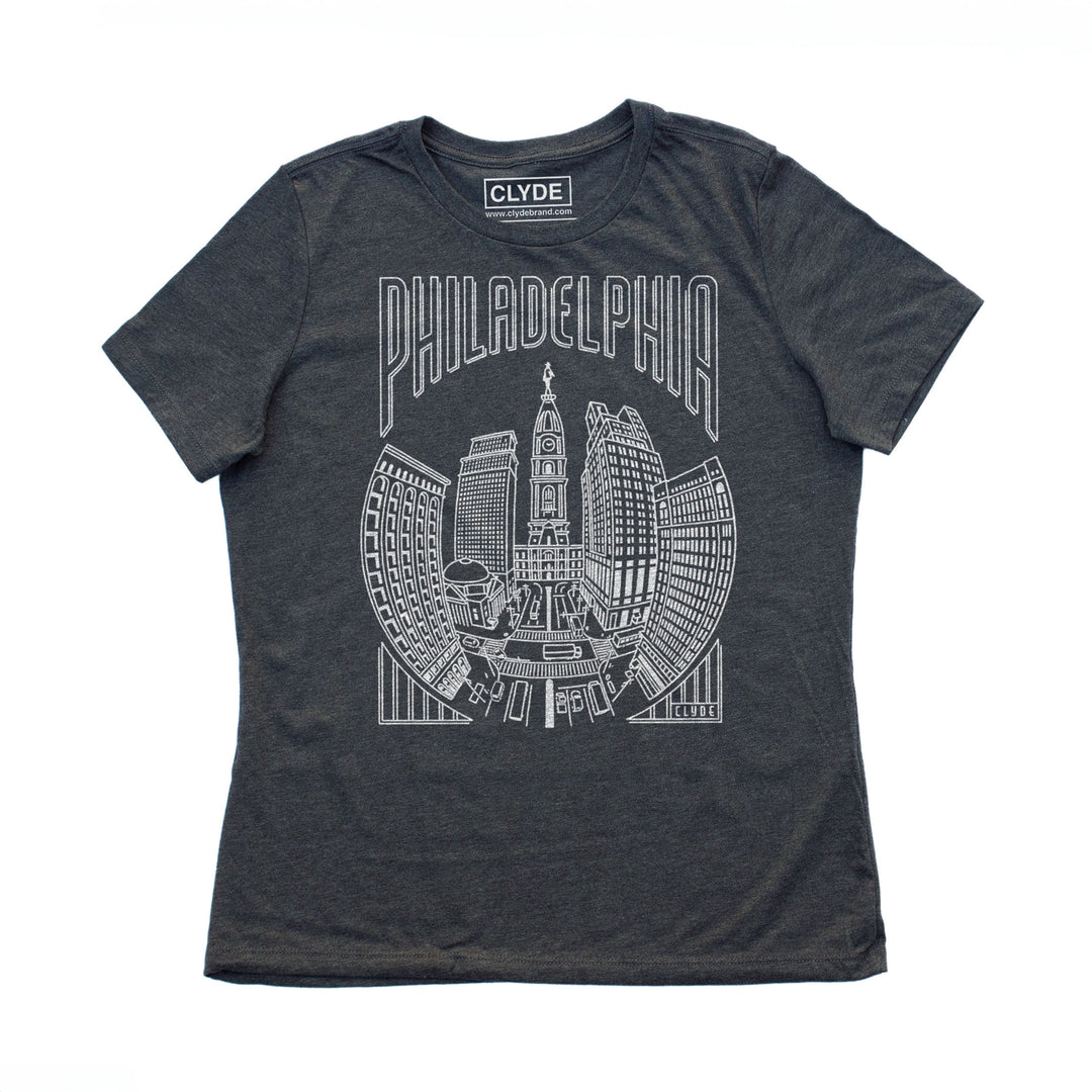Philadelphia Line Art T-Shirt - Women’s Cut