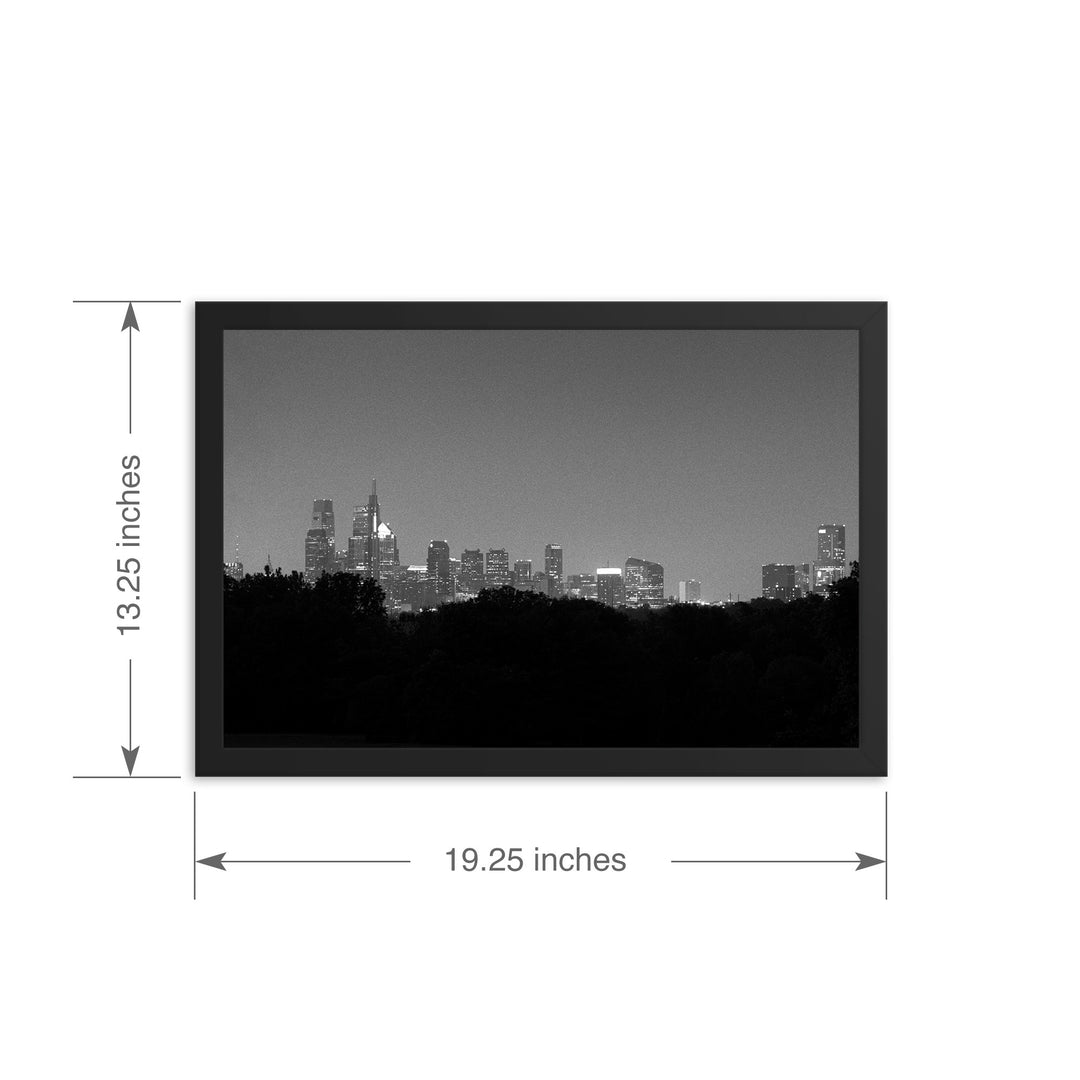 Philadelphia Skyline Framed Print