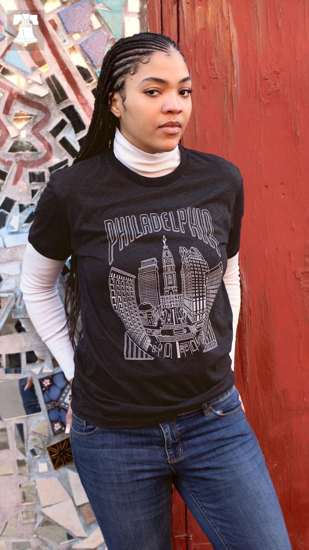 Philly Skyline Short Sleeve Tee - Unisex Cut
