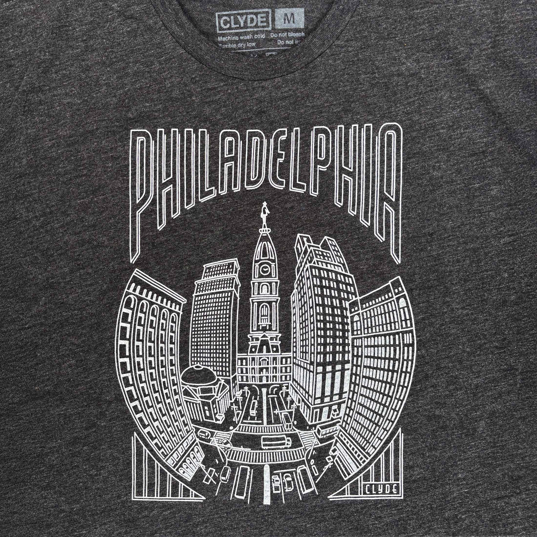 Philly Skyline Short Sleeve Tee - Unisex Cut