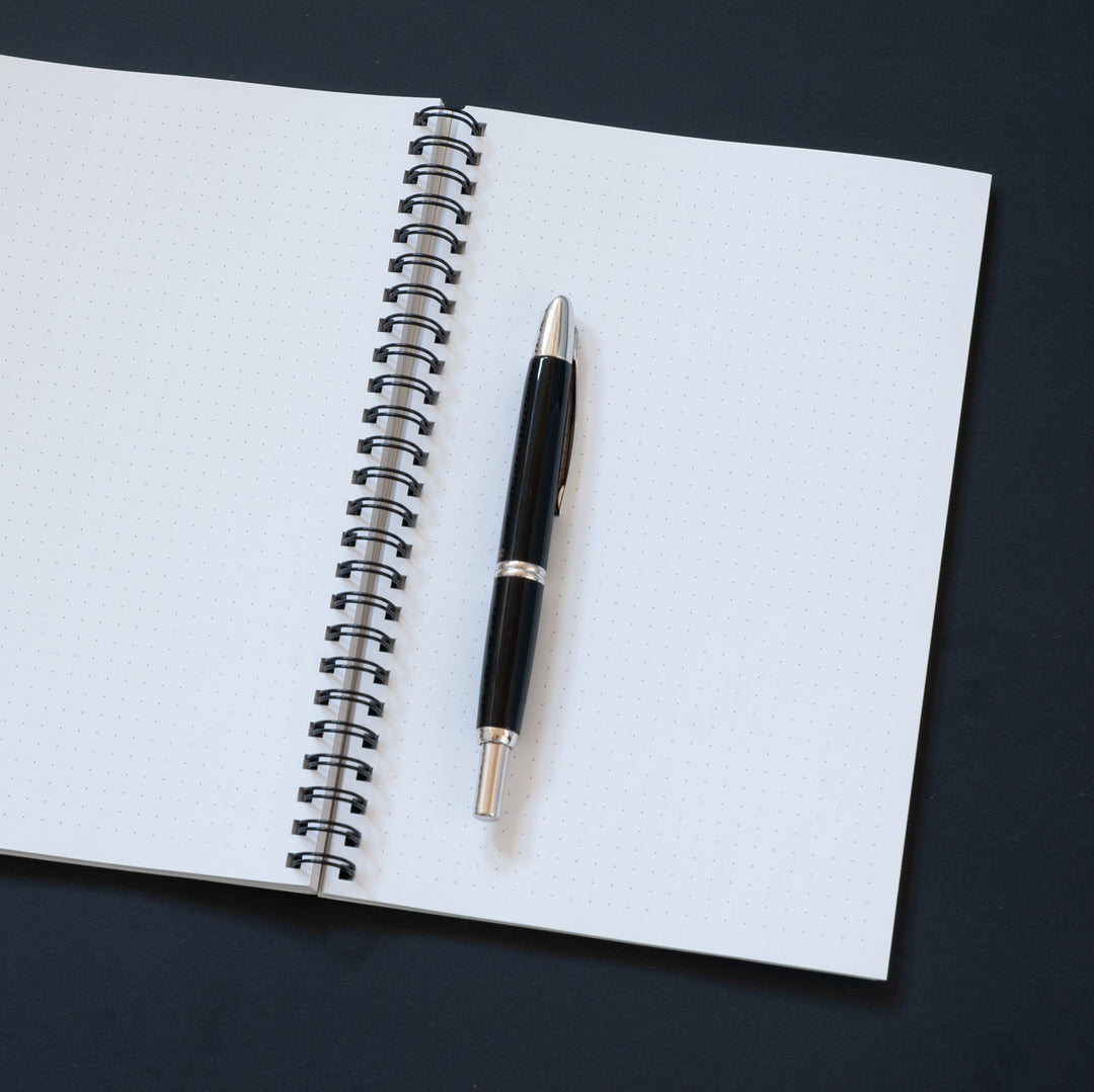 Pulsar Spiral Notebook With Dot Grid Paper