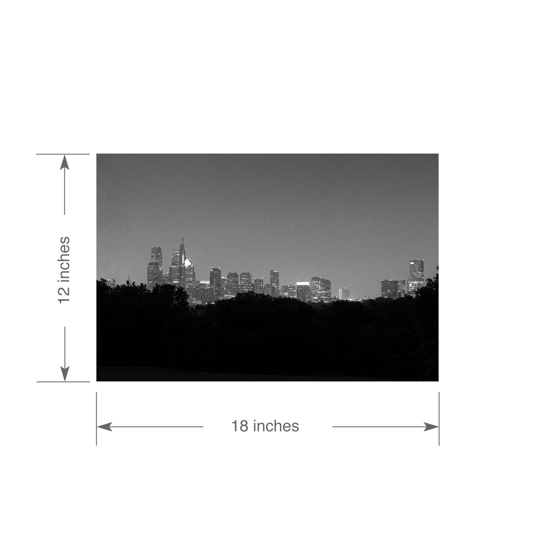 Philadelphia Skyline Unframed Print